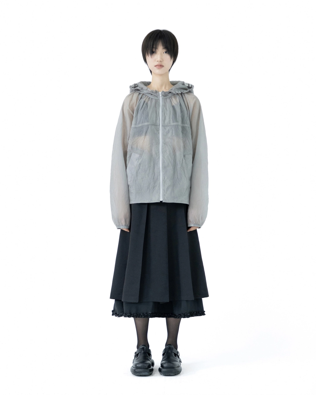 유노이아 wind sheer hooded jacket 상품 이미지 2