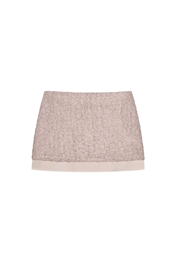 Rosette garden skirt, Rose Pink