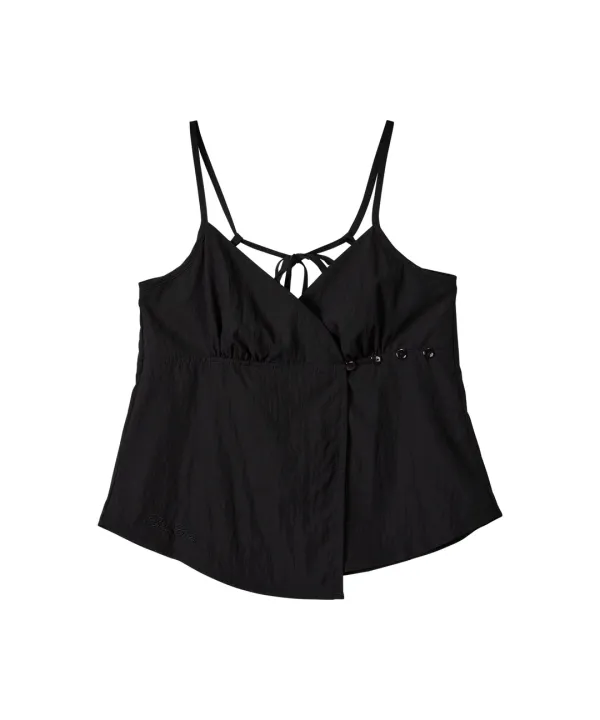 Breeze Sleeveless Blouse-Black