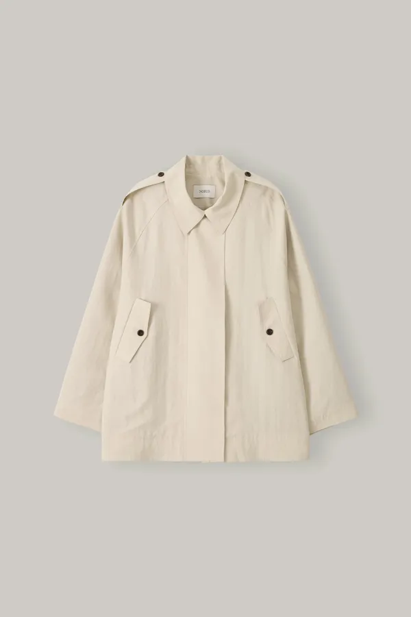 Raglan Hidden Trench(Beige)