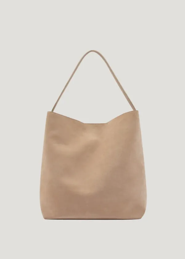 [5th] Capri Suede Shoulder Bag_Beige