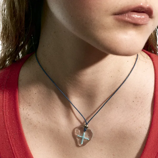 sunkiss necklace-blue