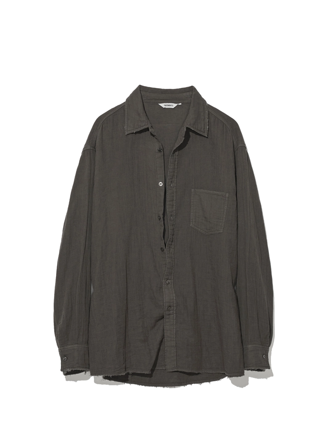 파르티멘토 Pigment Raw Natural Shirts_Khaki 상품 이미지 3