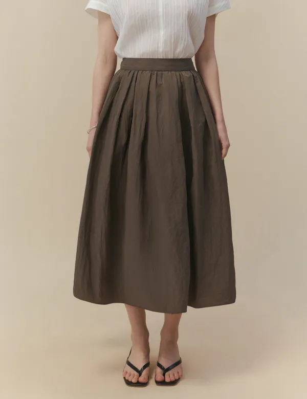 Air Volume Skirt (Choco Latte)