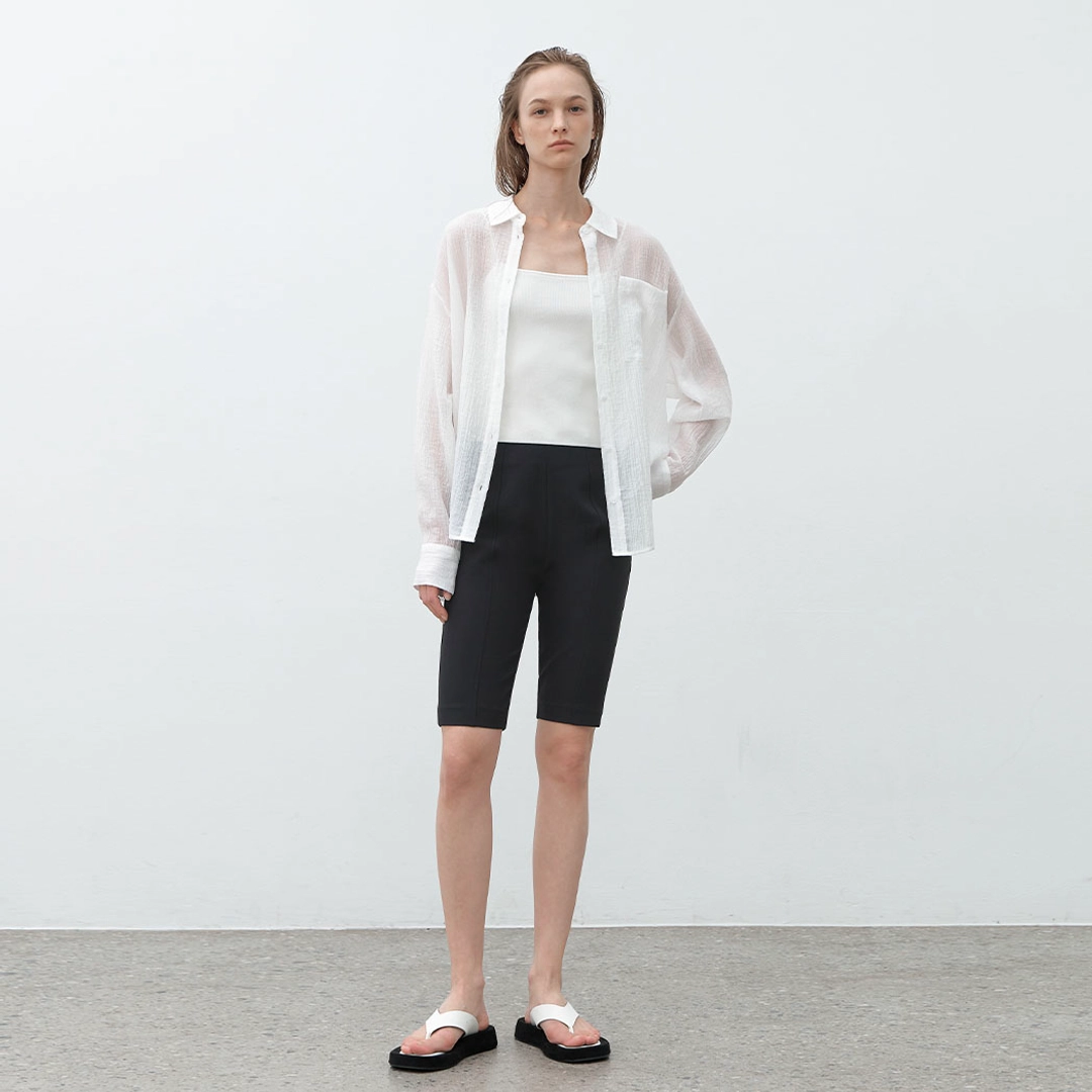 아뜰리에 나인 (PT-5644)PINTUCK BIKER PANTS 상품 이미지 2