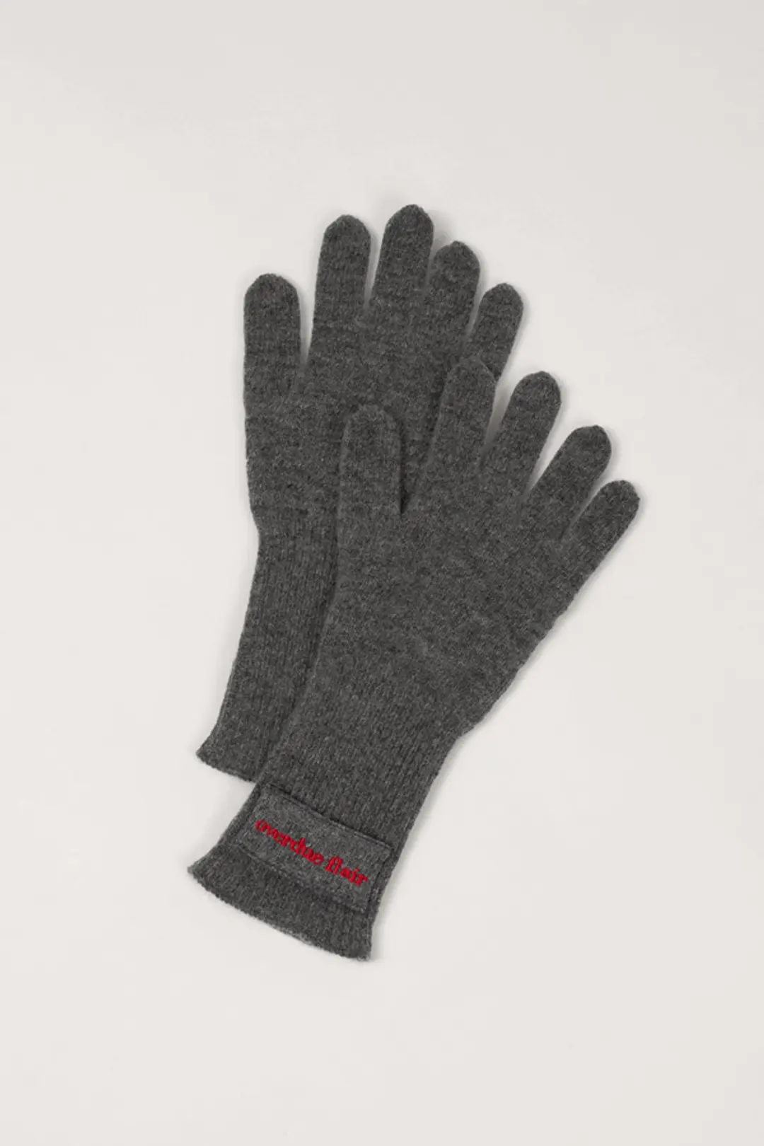 오버듀플레어 SOFT CASHMERE GLOVES _CHARCOAL 상품 이미지 2