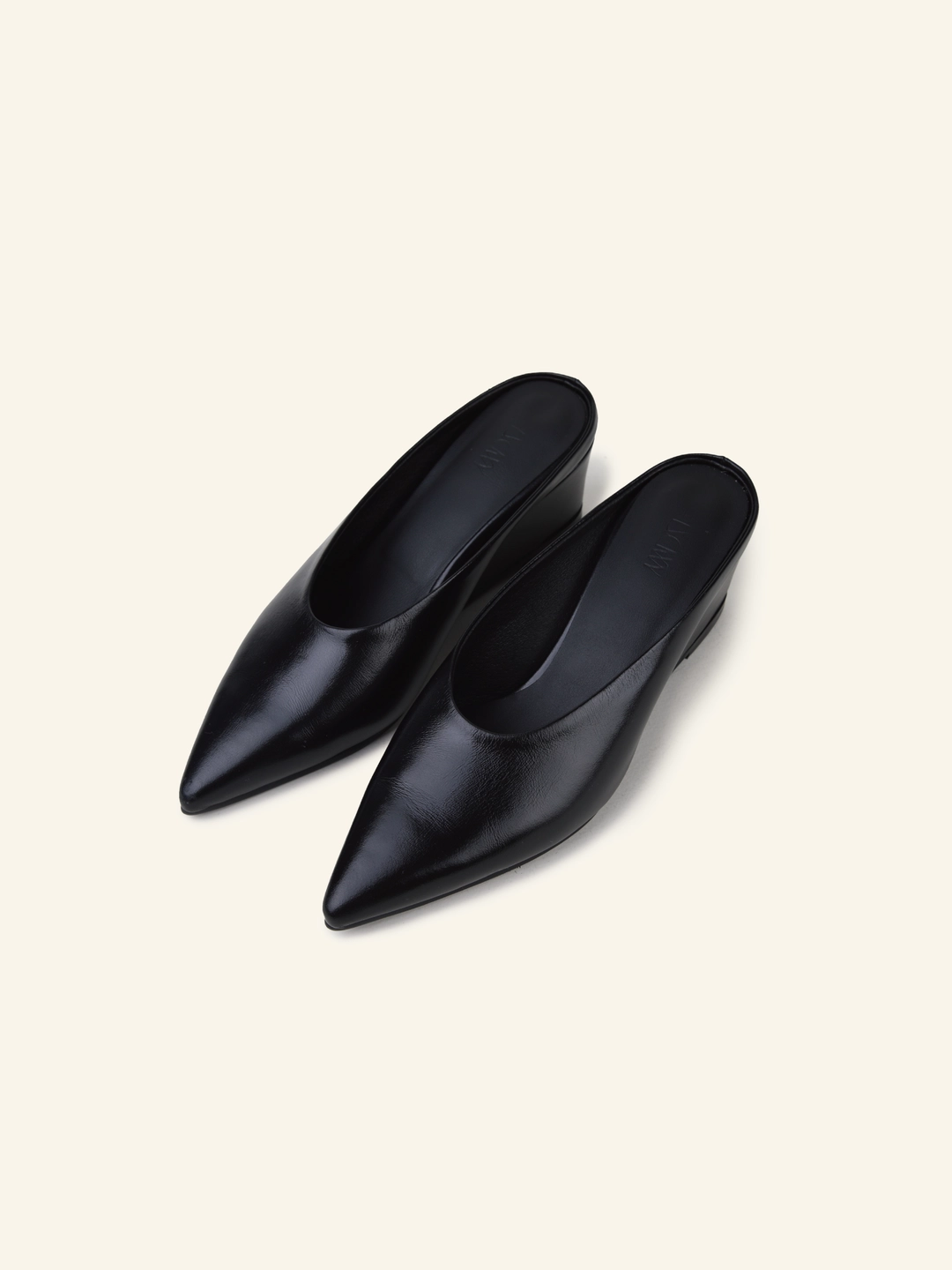 러브듀이 NOIR wedge mule / 블랙 상품 이미지 1