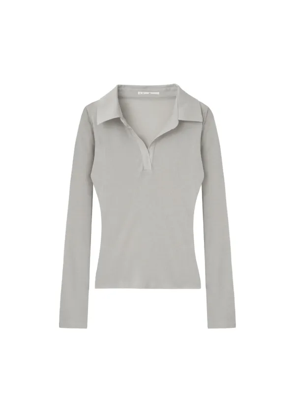 [2ND 10/30~ 발송] SHEER COLLAR LONG SLEEVE, BEIGE