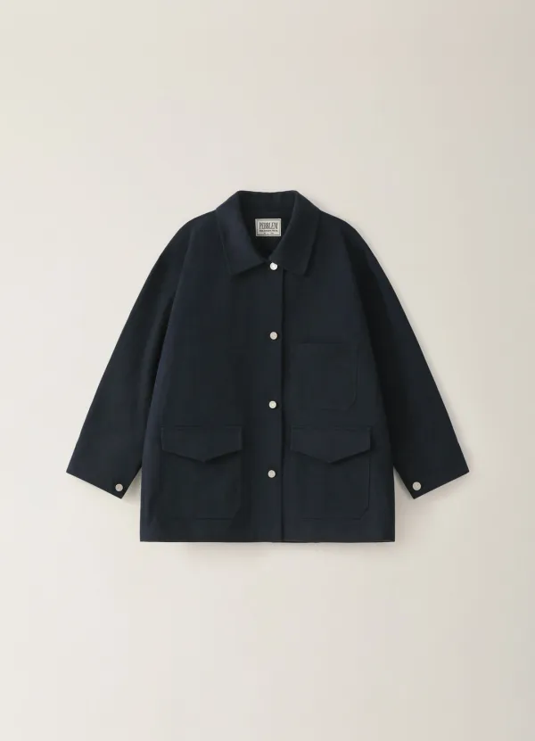 [Limited] Vintage Workwear Jacket - Navy