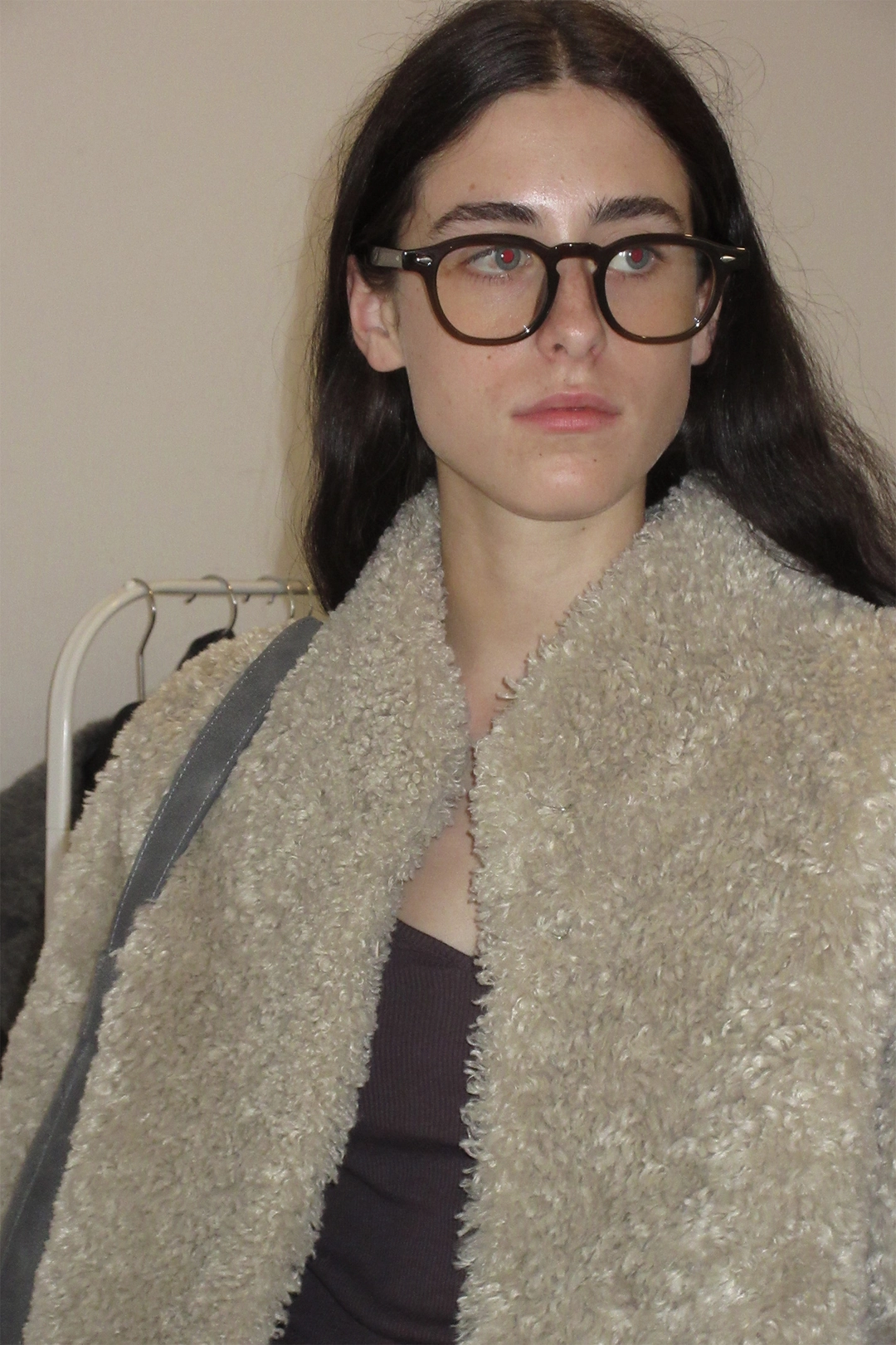 엔오르 REVERSIBLE SUEDE SHEARLING COAT - IVORY 상품 이미지 2