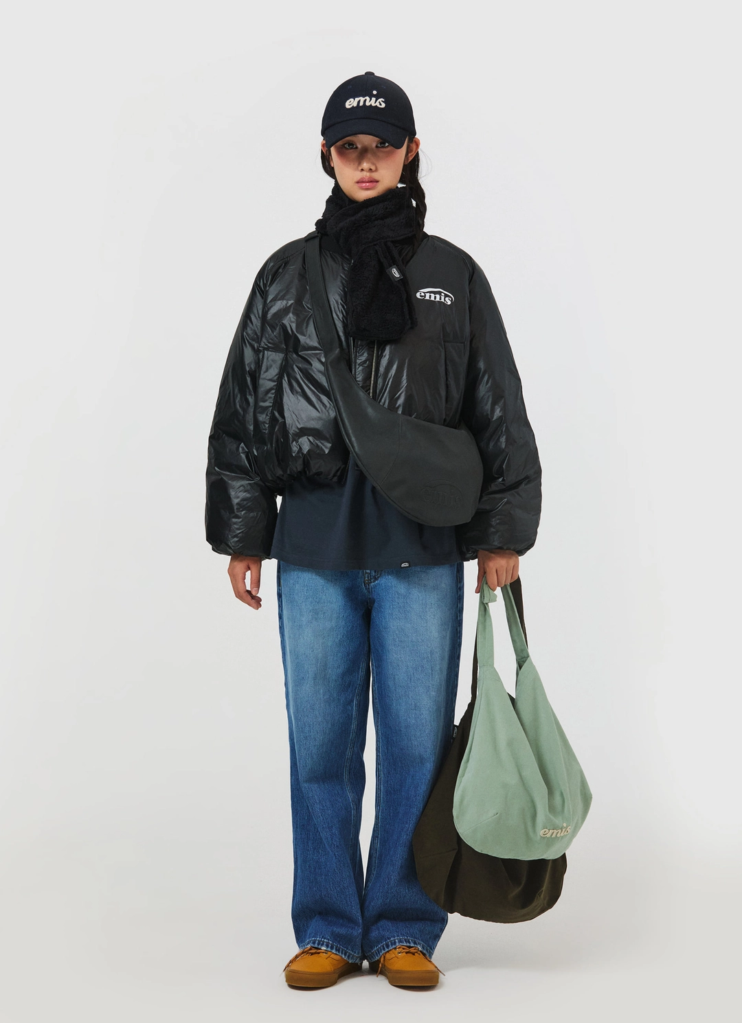 이미스 PADDED BOMBER JACKET-BLACK 상품 이미지 2