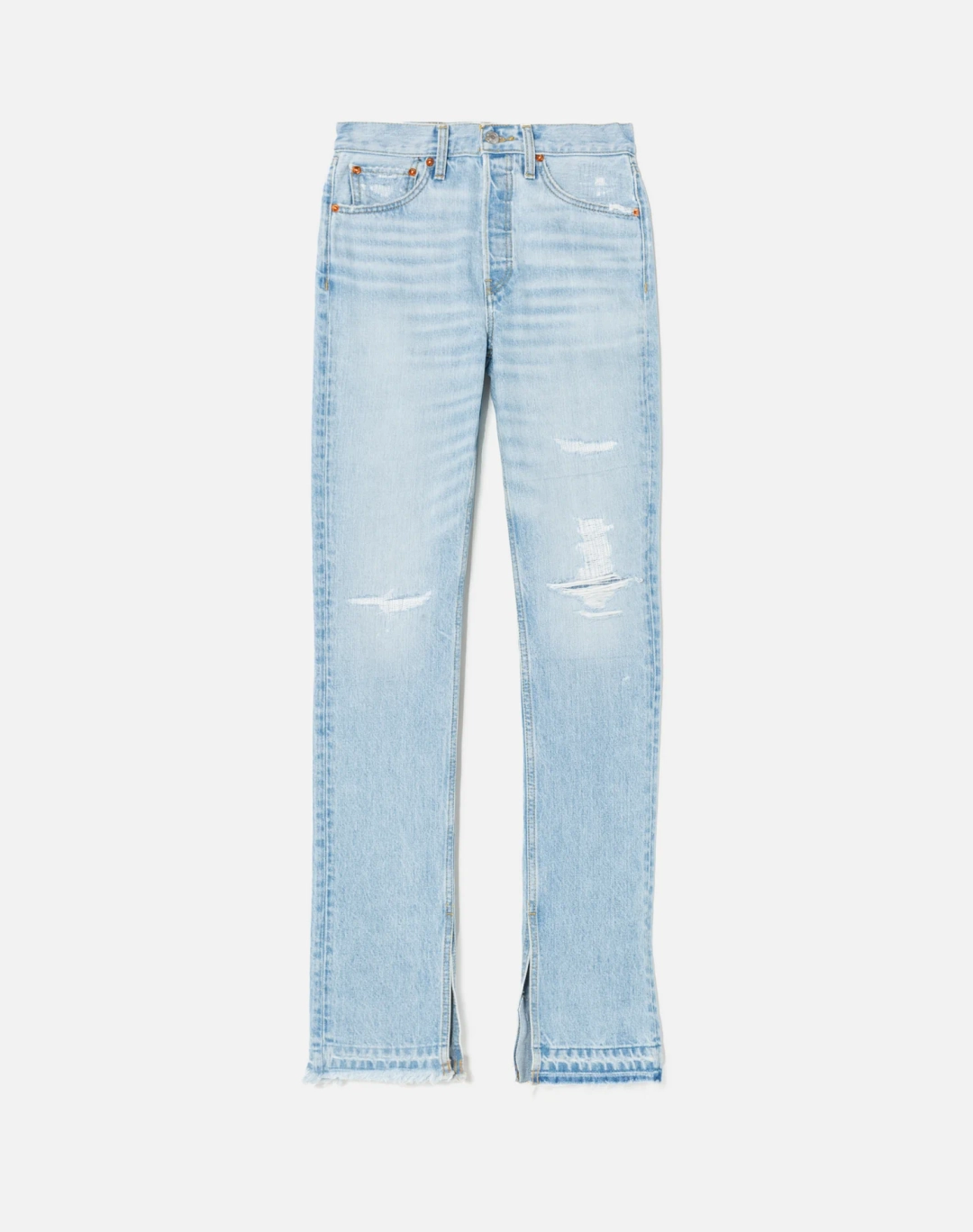 리던 High Rise Skinny Boot - Mended Aquamarine 상품 이미지 1