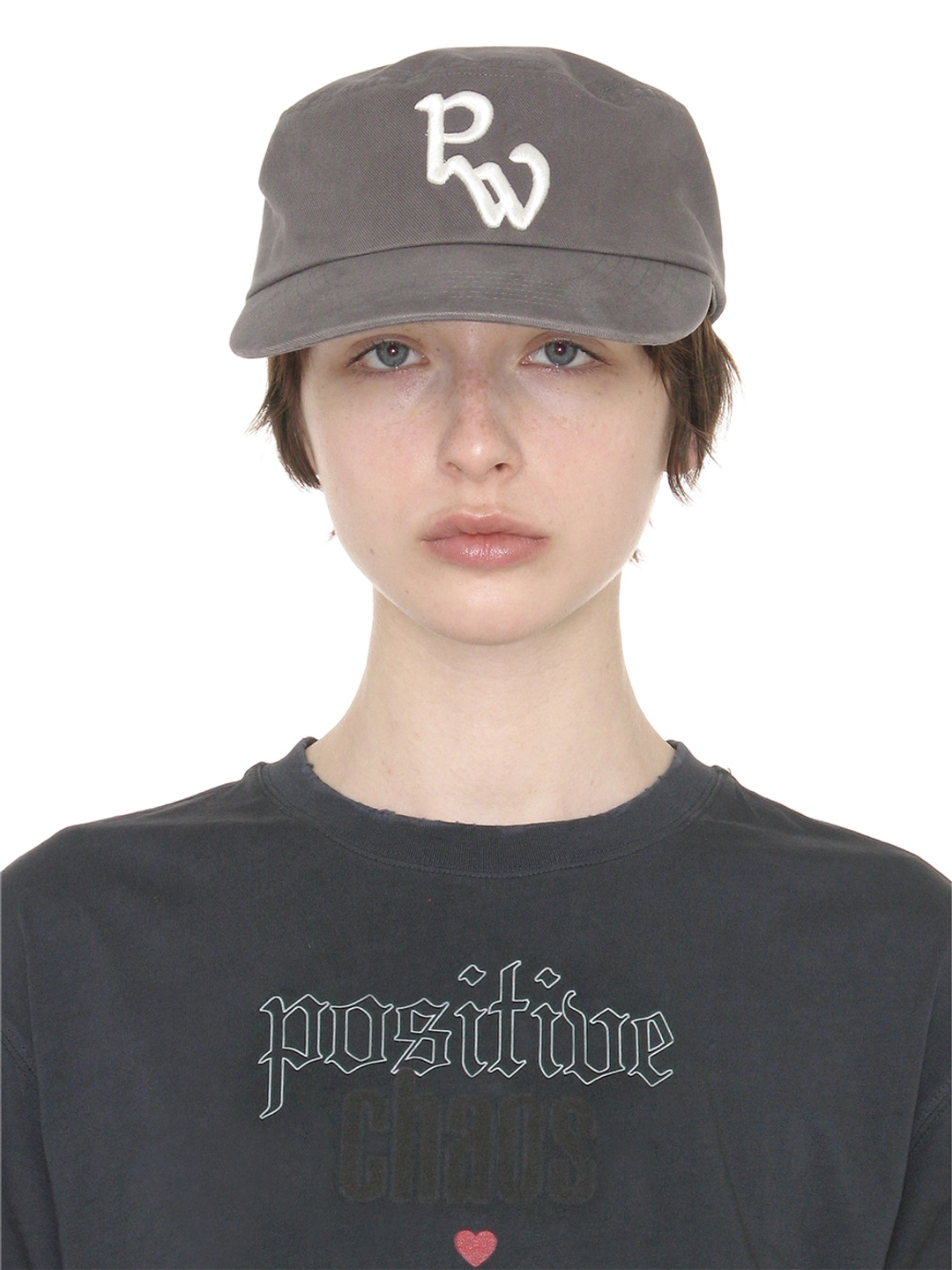 파르티멘토 [WOMEN] PW SYMBOL PILLBOX CAP_CHARCOAL 상품 이미지 2