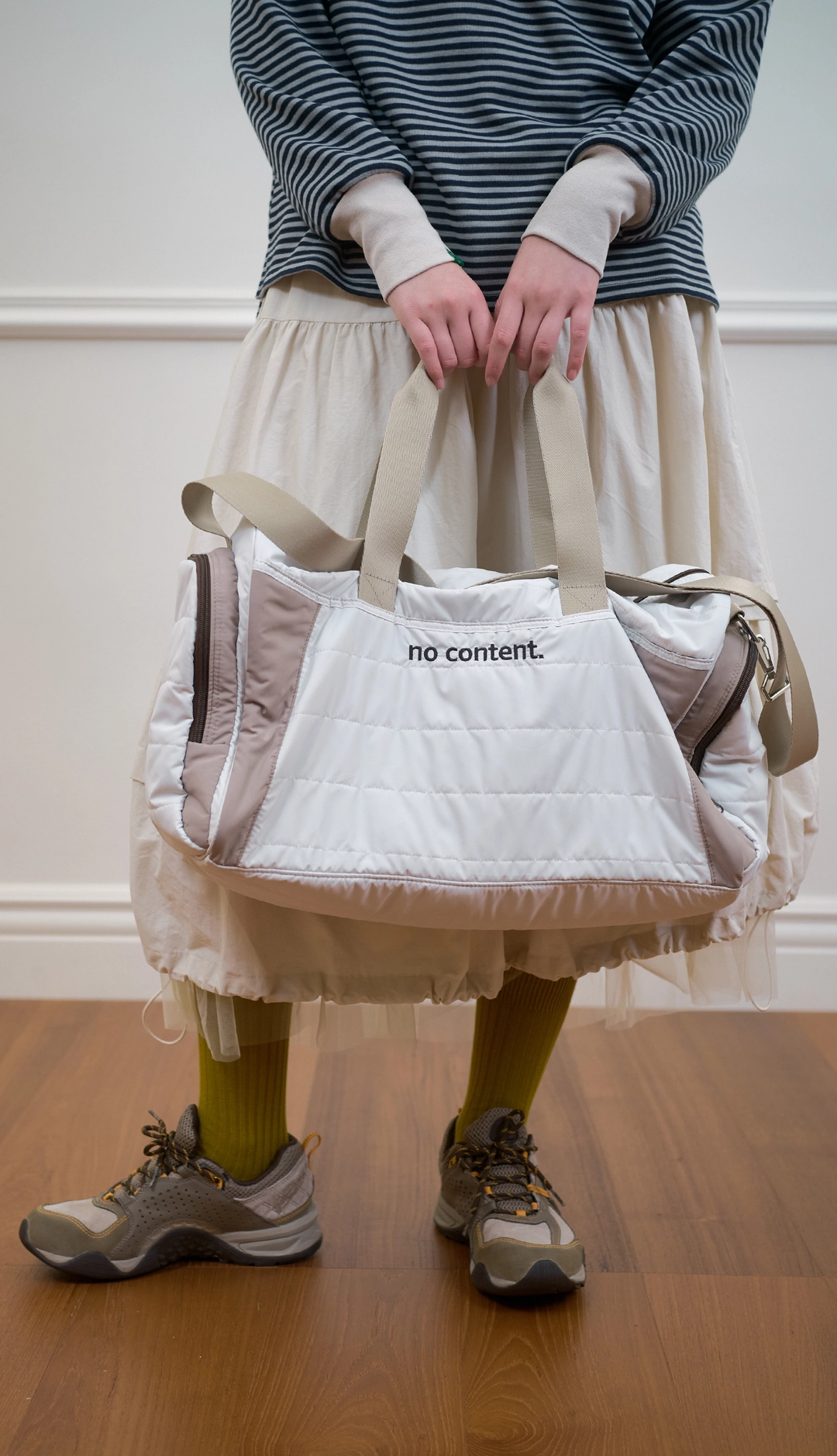 노컨텐츠 292. Jumbo Duffle Bag _ Ivory 상품 이미지 2