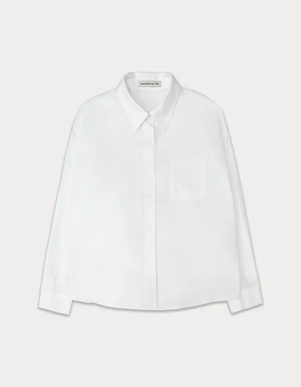 Classic cotton shirt - white