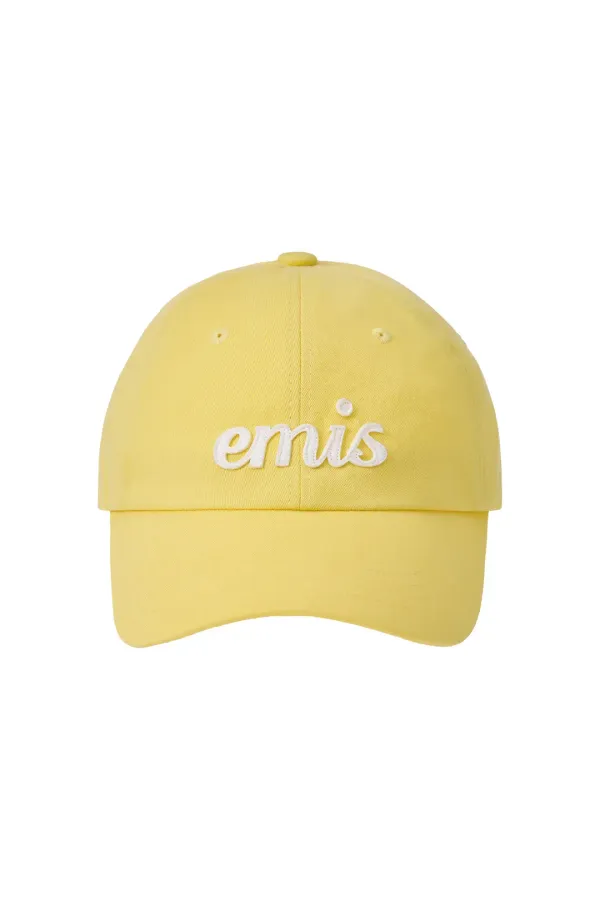 APPLIQUE BALL CAP-YELLOW