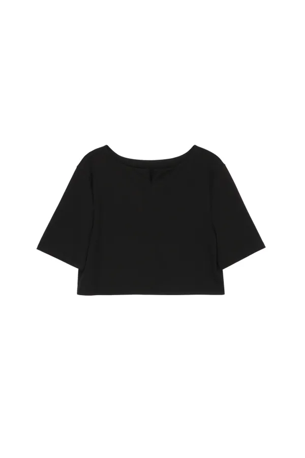 Crop T-Shirts, Black