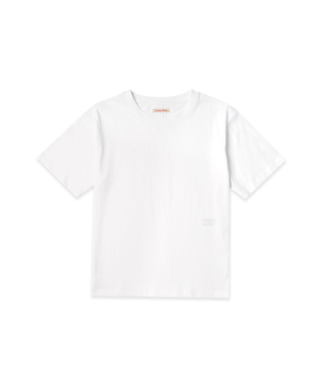 반원 아뜰리에 A3523 로고 라운드 티셔츠_White 상품 이미지 3