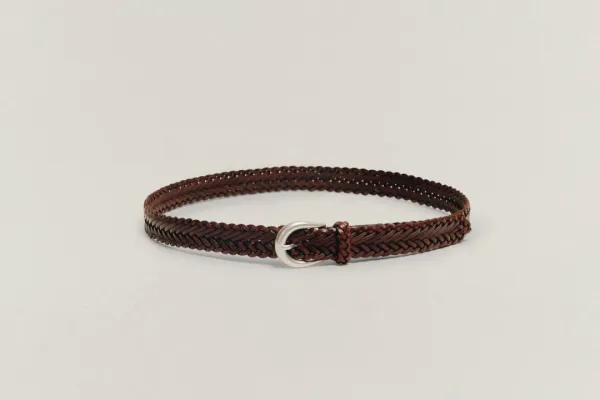 CEINTURE TRESSÉE BROWN