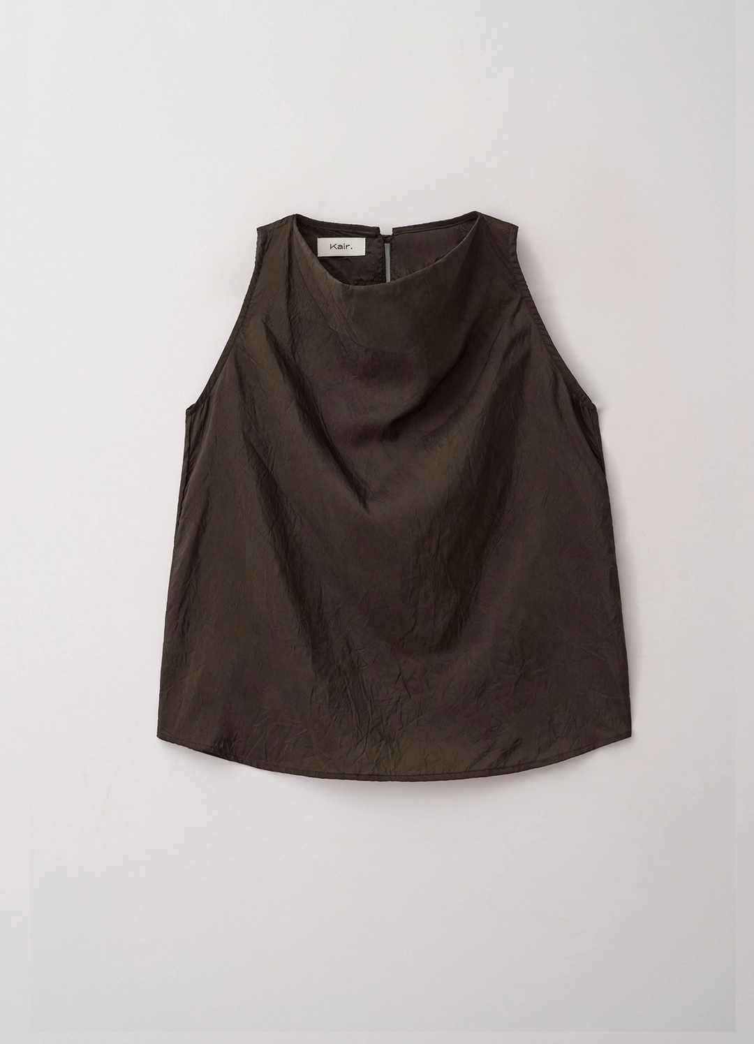 Natural Dyed Halter Blouse (Dark Brown)