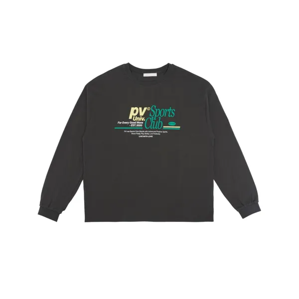 PV University T-shirt (fuzzy charcoal)