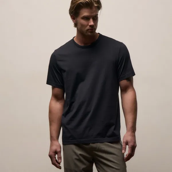 Lotus Jersey Double Ply Crew - Deep