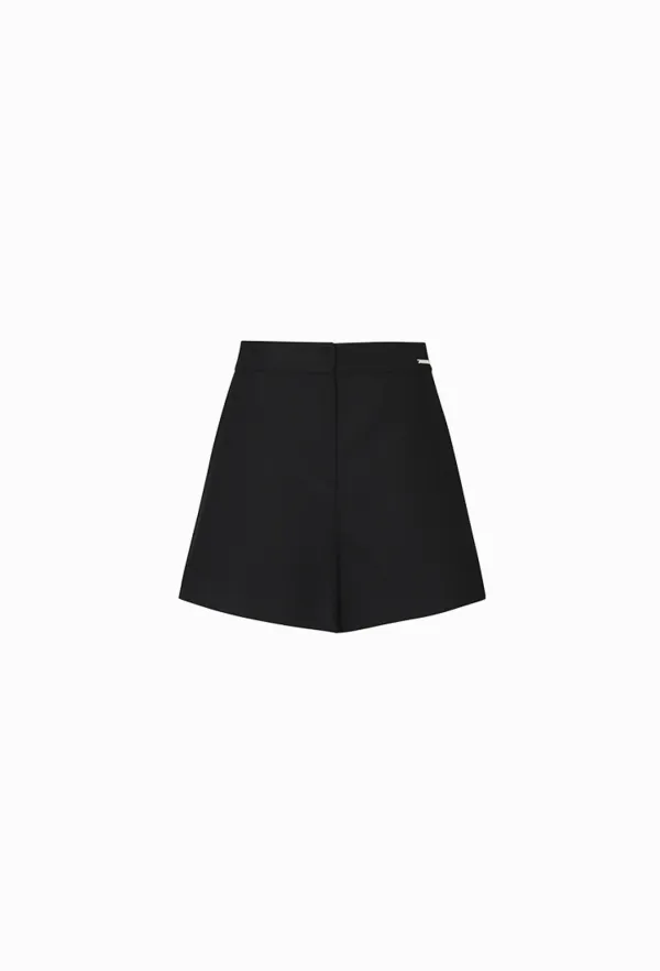 Bessie Wool Shorts (Black)