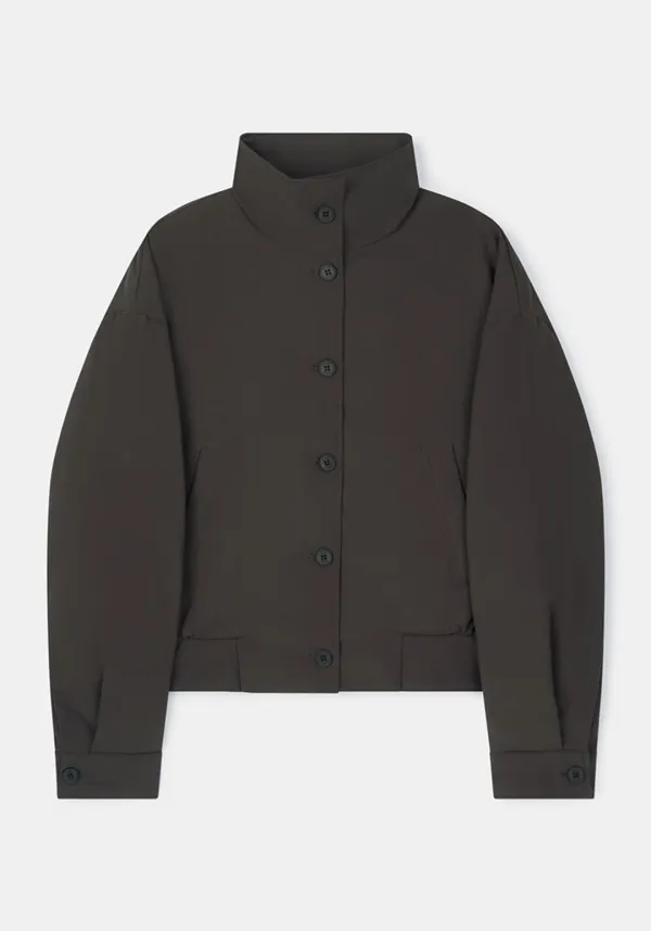 Padded blouson (Brown)