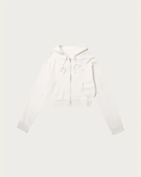 Selene Hoodie Zip-up - Ivory