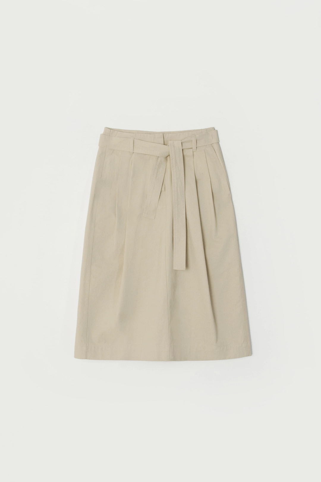세이지먼트 CIRCE COTTON BELT SKIRT_BEIGE 상품 이미지 1