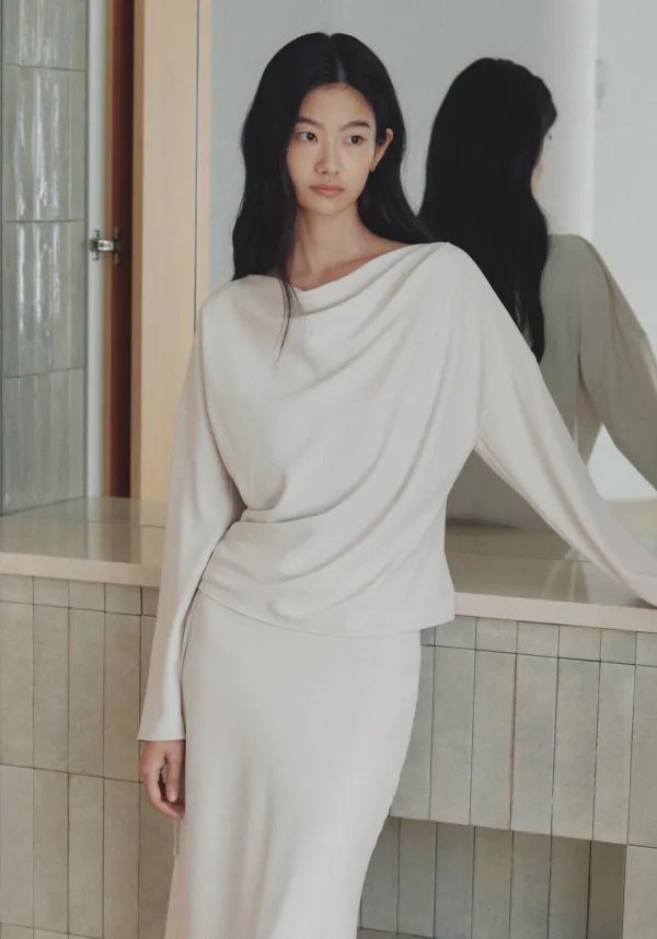 Mila Drape Blouse