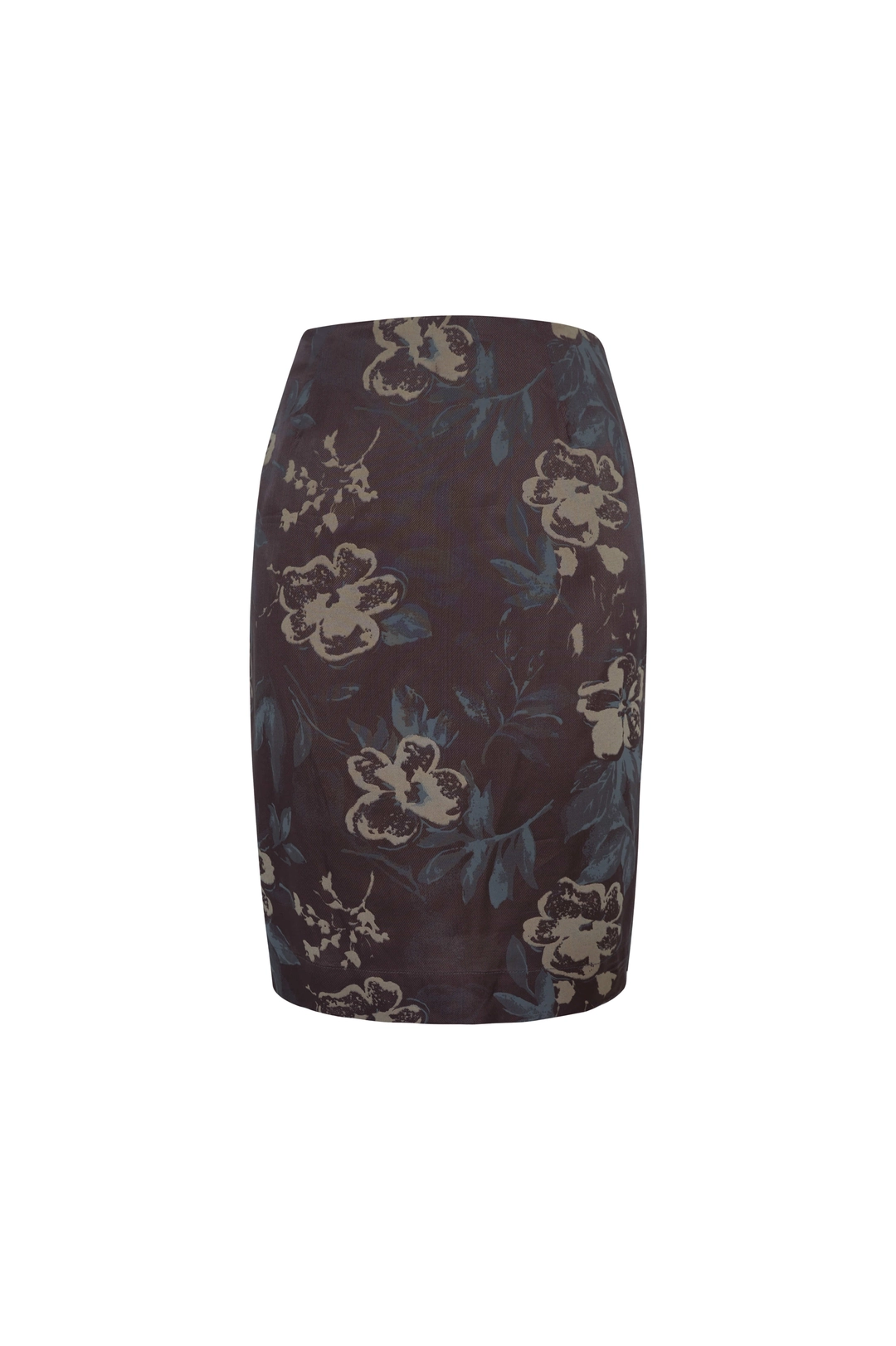 포코포스카 COLUMN MIDI SKIRT (BROWN) 상품 이미지 1