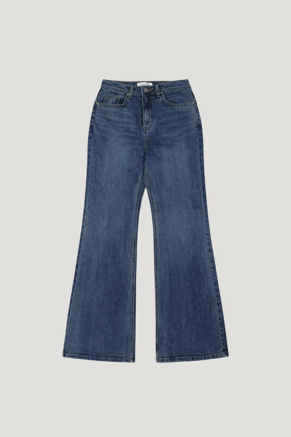 [L/V] Serein Bootcut (ashblue)