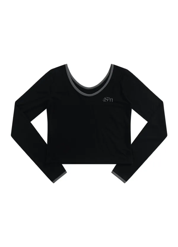 EVE RINGER TEE / BLACK