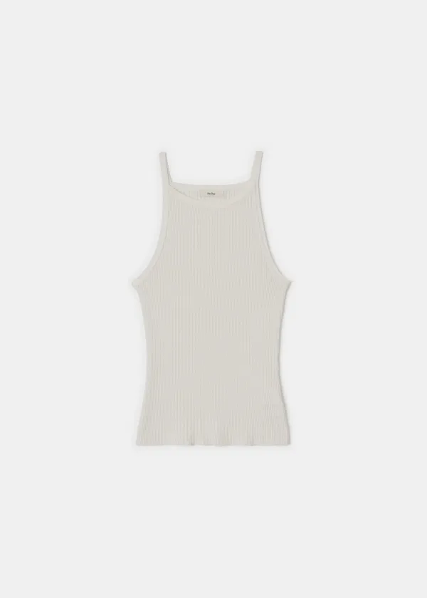 Rib Knit Sleeveless(Ivory)