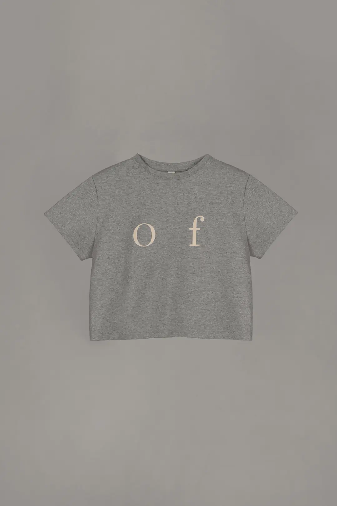 오버듀플레어 OF LOGO T-SHIRT_GREY 상품 이미지 3