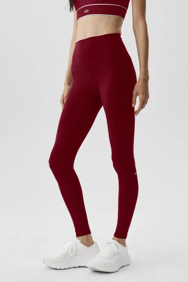 ALO Softsculpt High-Waist Legging - Summer Romance Red
