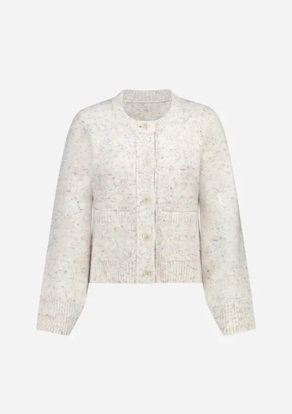 Puff sleeve Miu cardigan 24fw