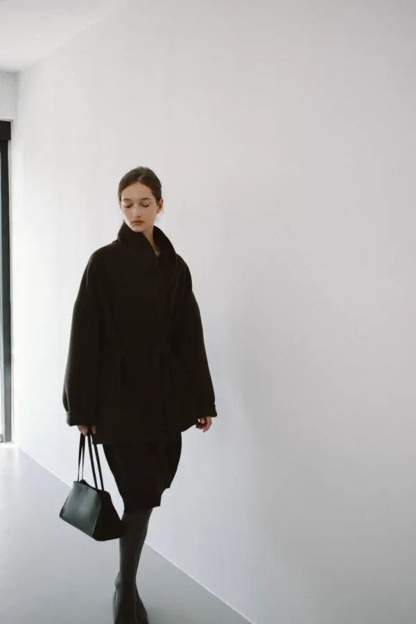 BEGINNING LEATEHER BAG [ BROWN / BLACK ]