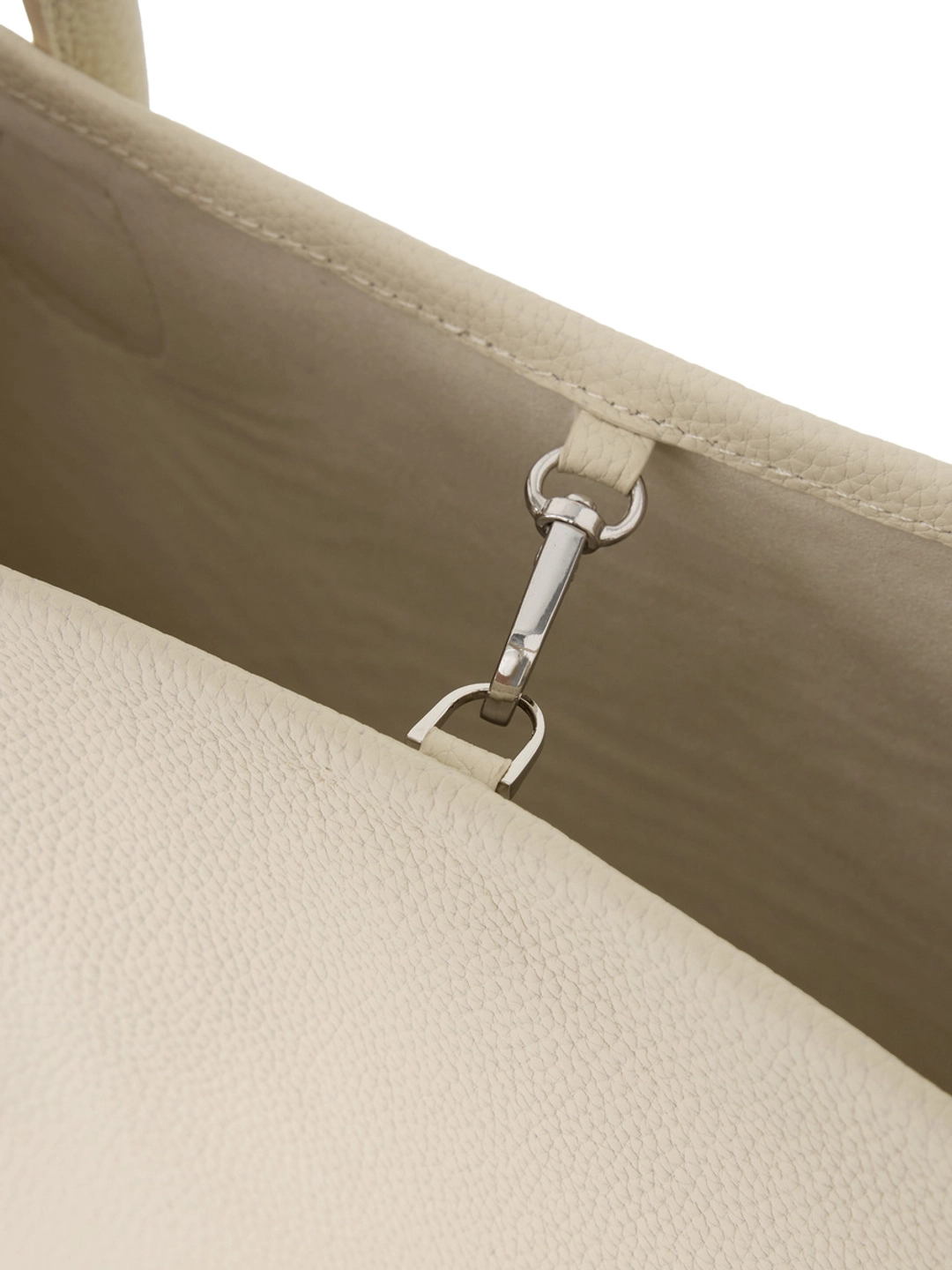 글로니 HALF MOON LEATHER TOTE BAG (IVORY) 상품 이미지 3