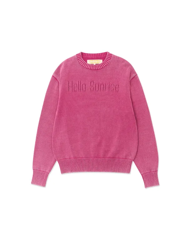 HS Classic Typo Knit_VTG Pink