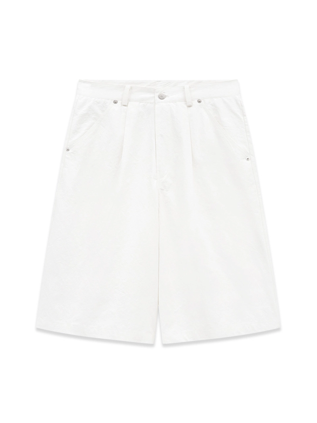 마가린핑거스 RIVET MIXED BERMUDA PANTS (WHITE) 상품 이미지 1
