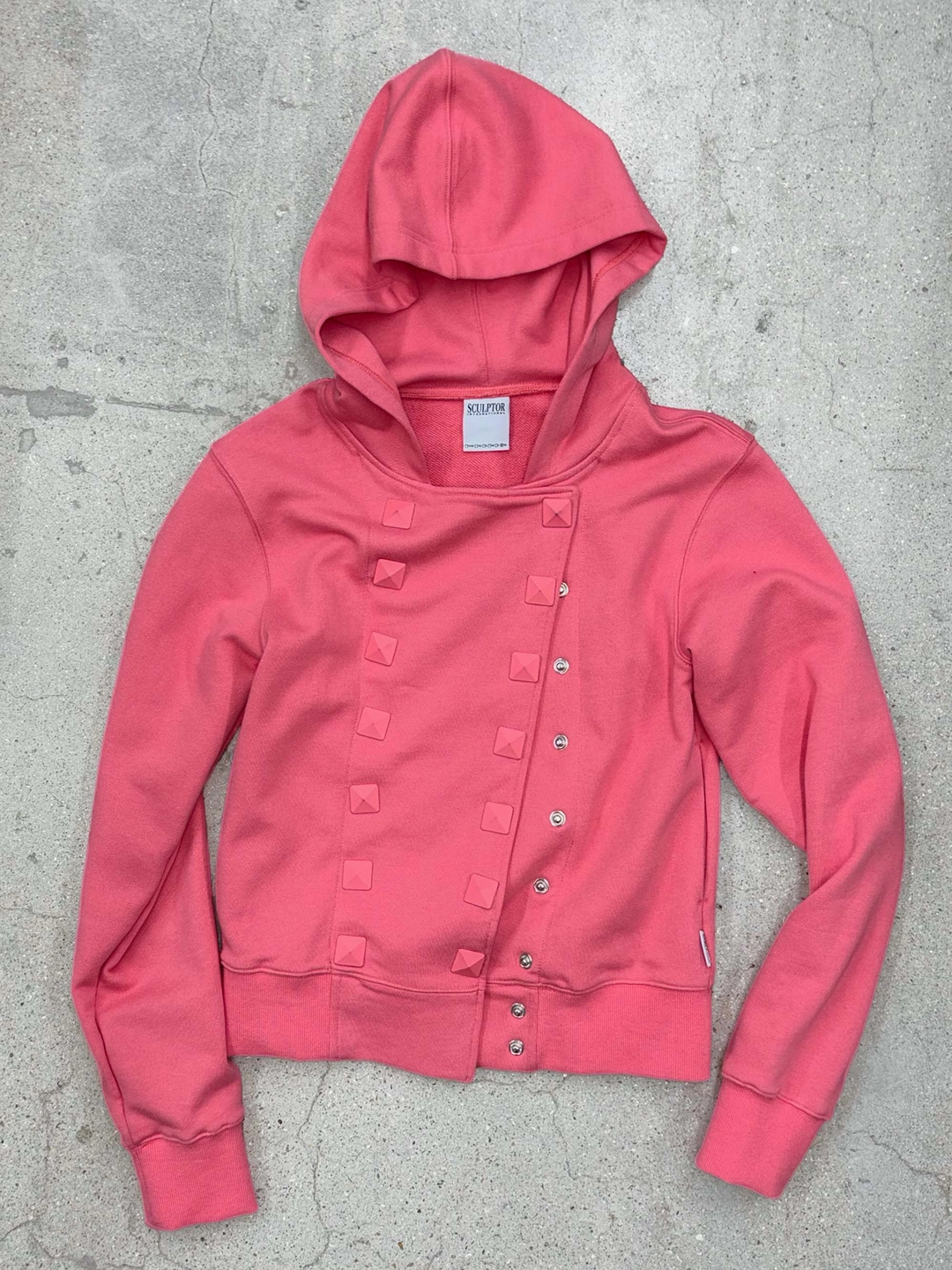 스컬프터 Napoleon Stud Hoodie Acid Pink 상품 이미지 1