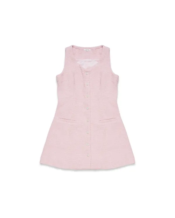 Tweed Mini Dress [PINK]