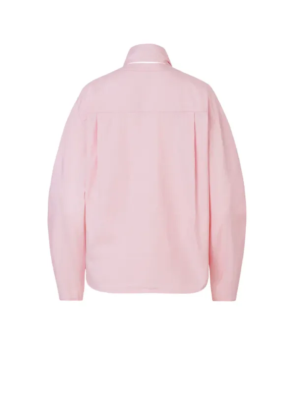 DETACHABLE SCARF SHIRTS