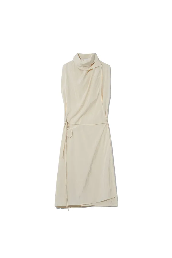 CELIA WRAP DRESS [IVORY]