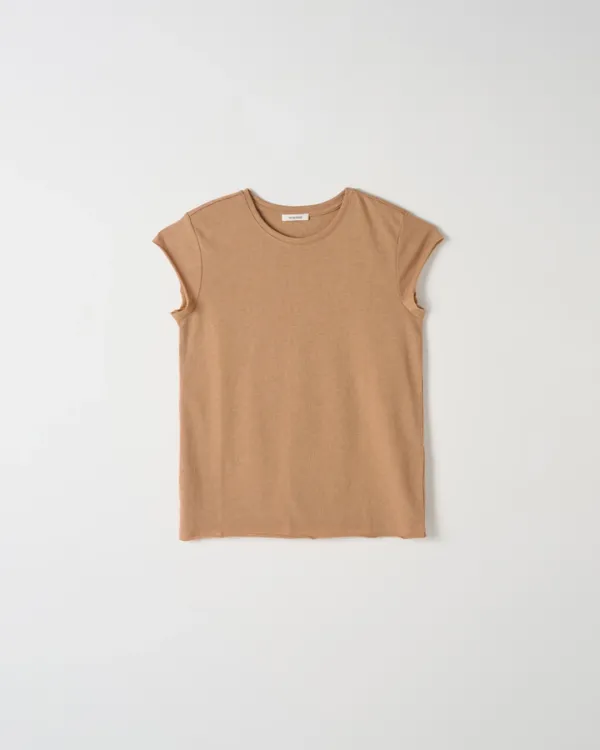 Cap Sleeve T-shirt [SALMON]