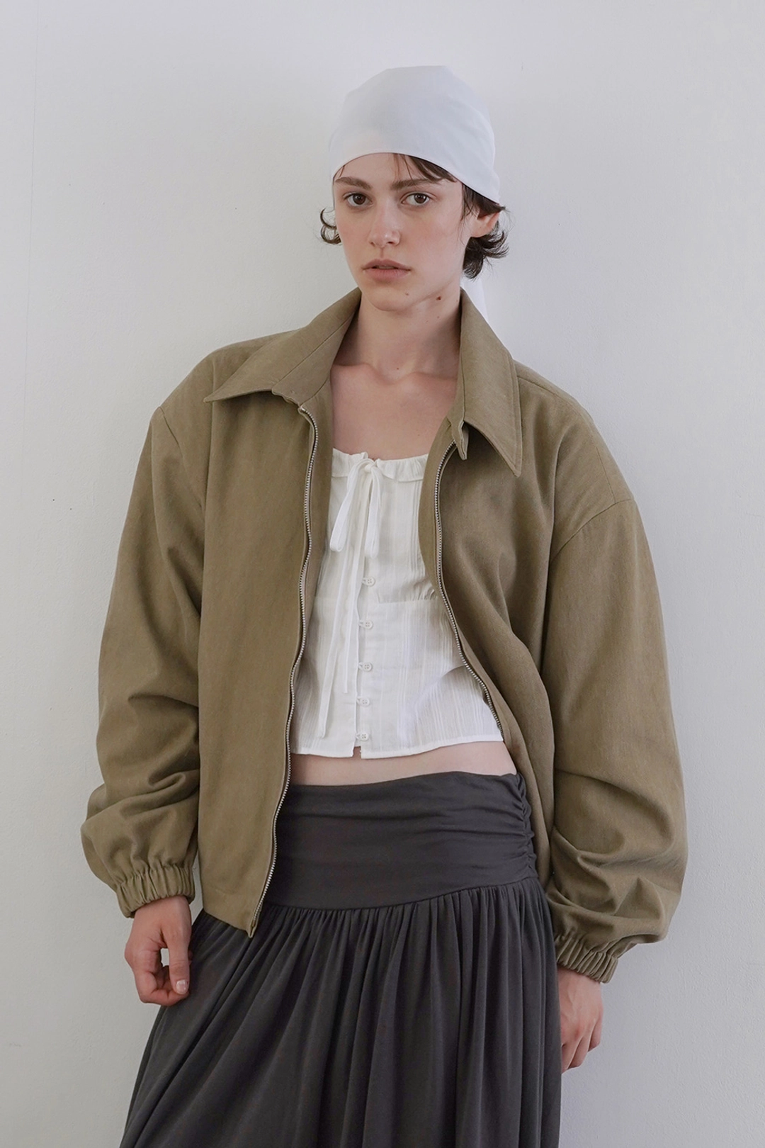 위드아웃썸머 Field cotton jacket_beige 상품 이미지 1
