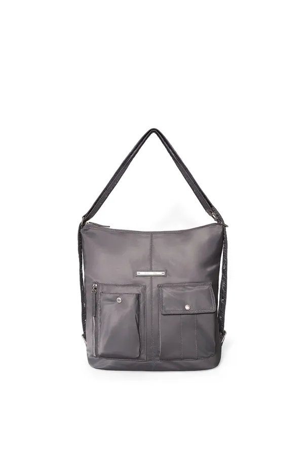MODULE POCKET BAG IN CHARCOAL