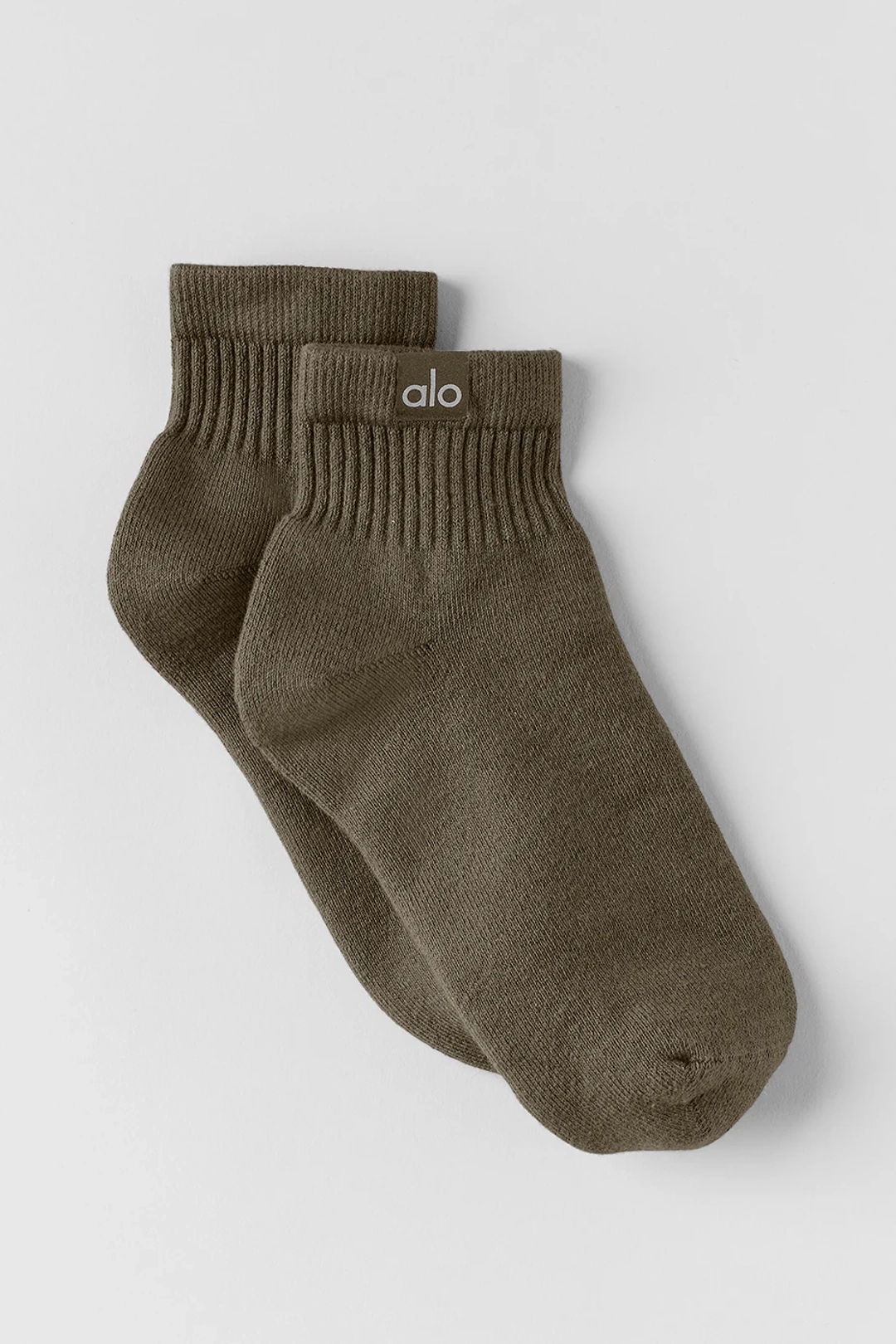 알로요가 Quarter Crew Street Sock - Olive Tree 상품 이미지 1